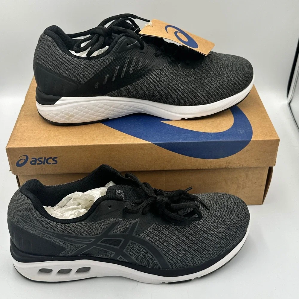 ASICS GEL-RUN ADAPT Mens 9 Black Running Shoes 1011B786-001 Sneakers‎ NEW